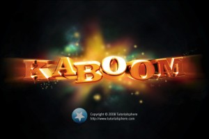 15 TUTORIAL ADOBE PHOTOSHOP Tutorial-photoshop-kaboom-exploding-text-300x200